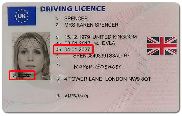 driving licence image